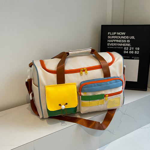 Multifunksjonell Sport-Duffel-Bag Med Praktiske Utvendige Lommer Skanto