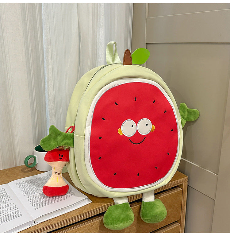 Plush Frukt-tema Skole Ryggsekk