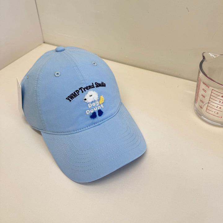 Unisex Brodert Hundetema Baseball Caps Skanto