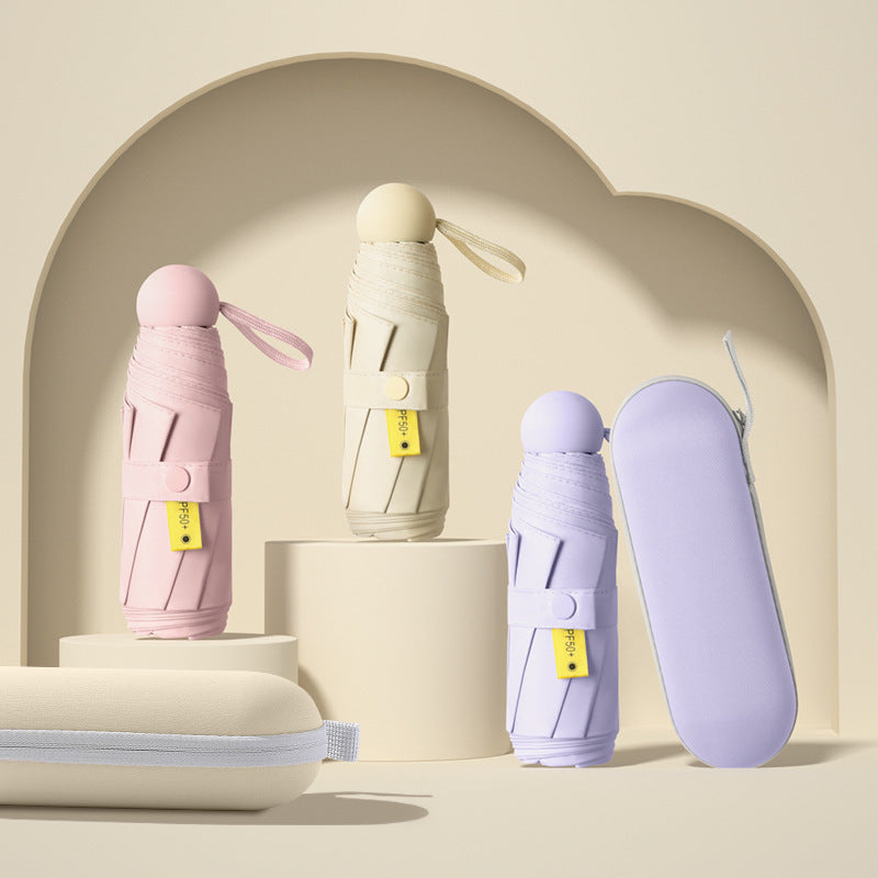 Unisex Sammenleggbar Paraply med UV-beskyttelse Skanto