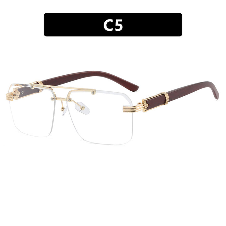 Damer geometrisk oversized solbrille med trendy design og luksuriøse detaljer Skanto