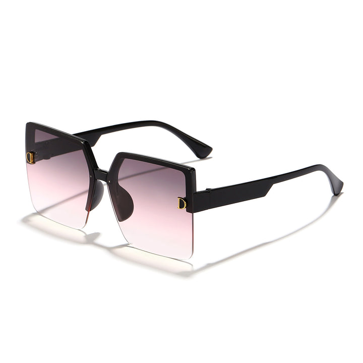 Dame kvadratisk solbrille med elegant gradient Skanto