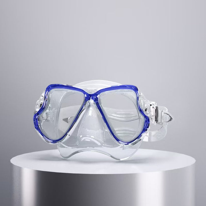 Tauchmaske med ergonomisk design og et fleksibelt snorkel Skanto