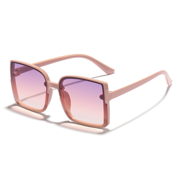Dame oversized kvadratisk solbrille med moderne gradienteffekt Skanto