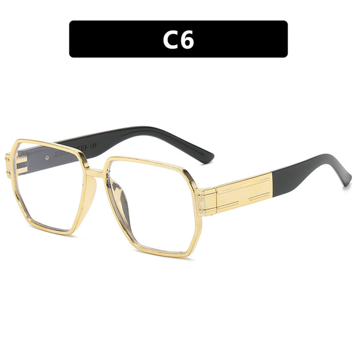 Damer elegant solbrille med markant geometrisk ramme Skanto