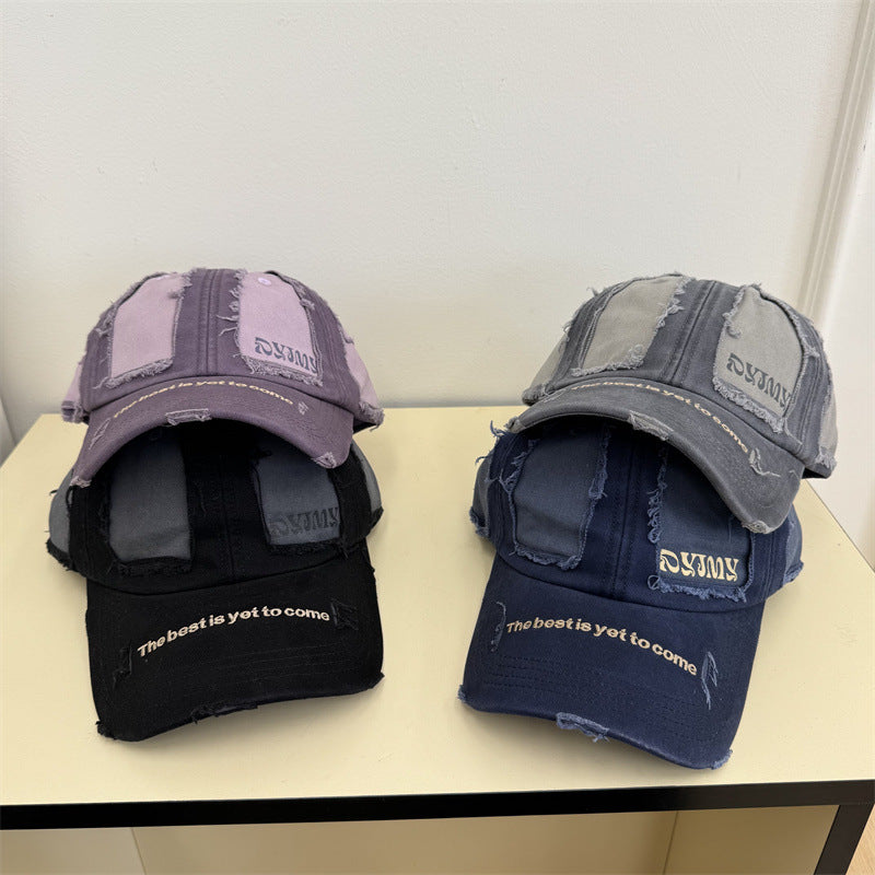 Herre Slitt Vintage Grafisk Baseball Cap Skanto