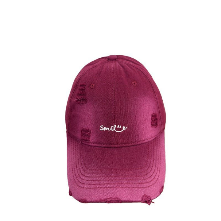 Kvinne Slitt Bomull Baseball Caps Skanto 1784270843