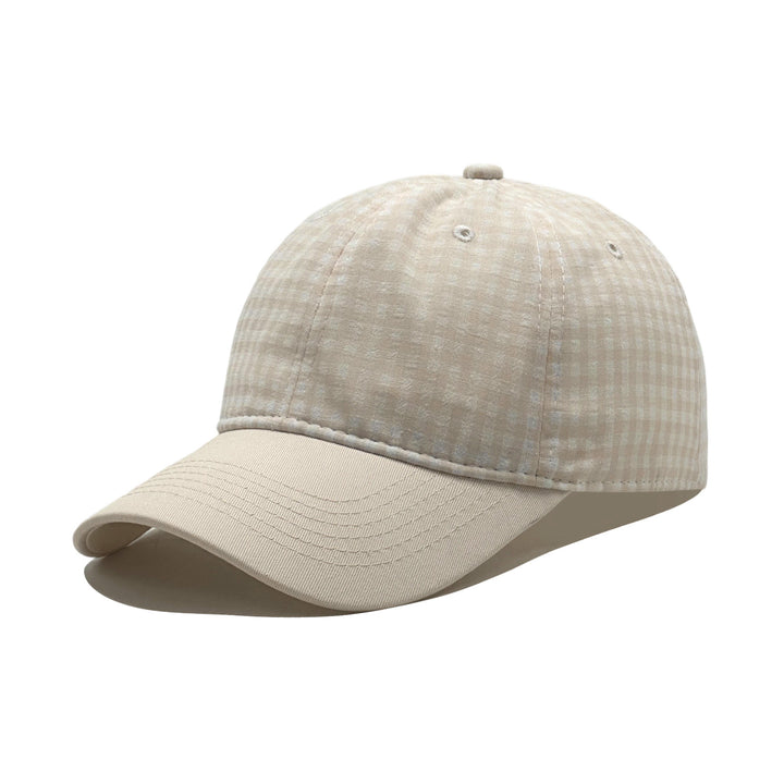 Dame trendy hette med rutemønster Skanto