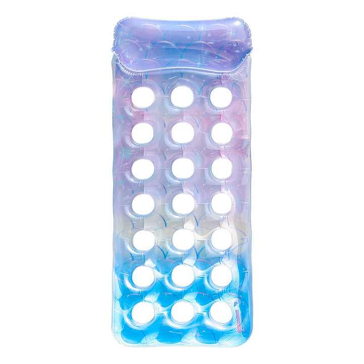 Unisex oppustbar vannlounge med luftlunker og ergonomisk hodepute Skanto