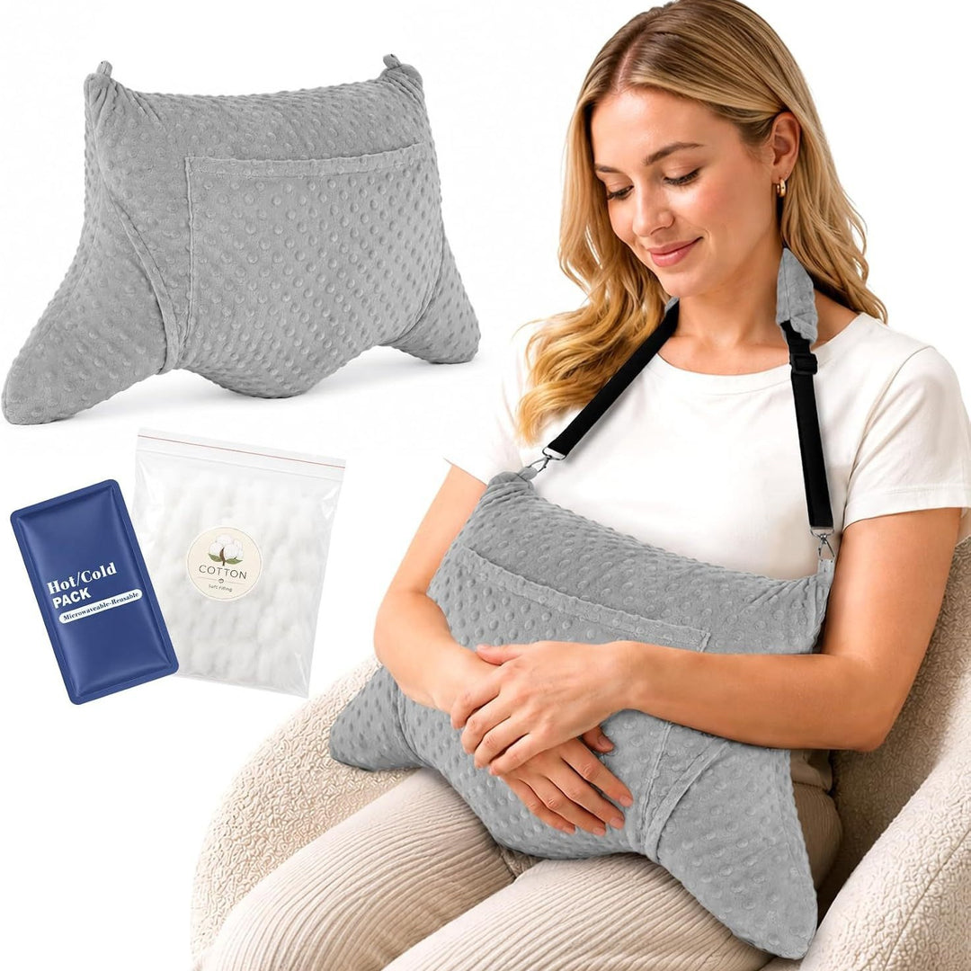 ergonomisk varmedyne med bærestropper Skanto