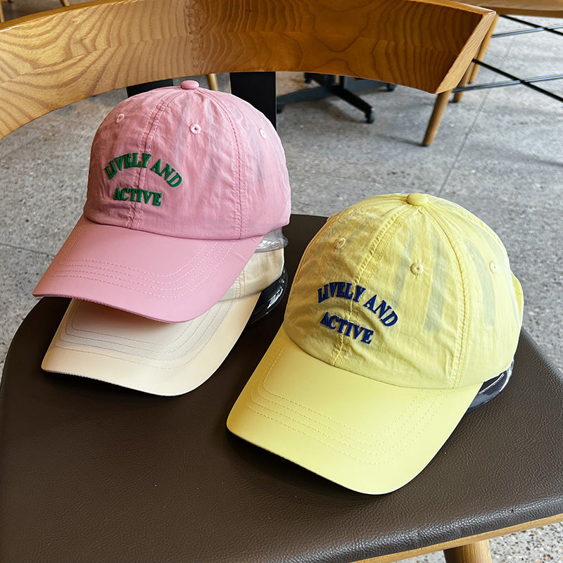 Kvinne Brodert Aktiv Livsstil Baseball Caps Skanto