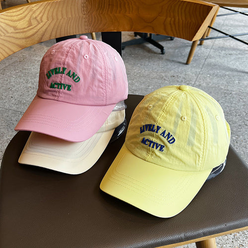 Kvinne Brodert Aktiv Livsstil Baseball Caps Skanto