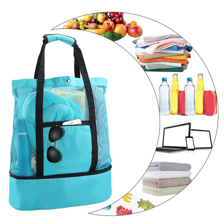 Unisex Romslig Firkantet Handleveske med Isolert Innvendig Rom Skanto