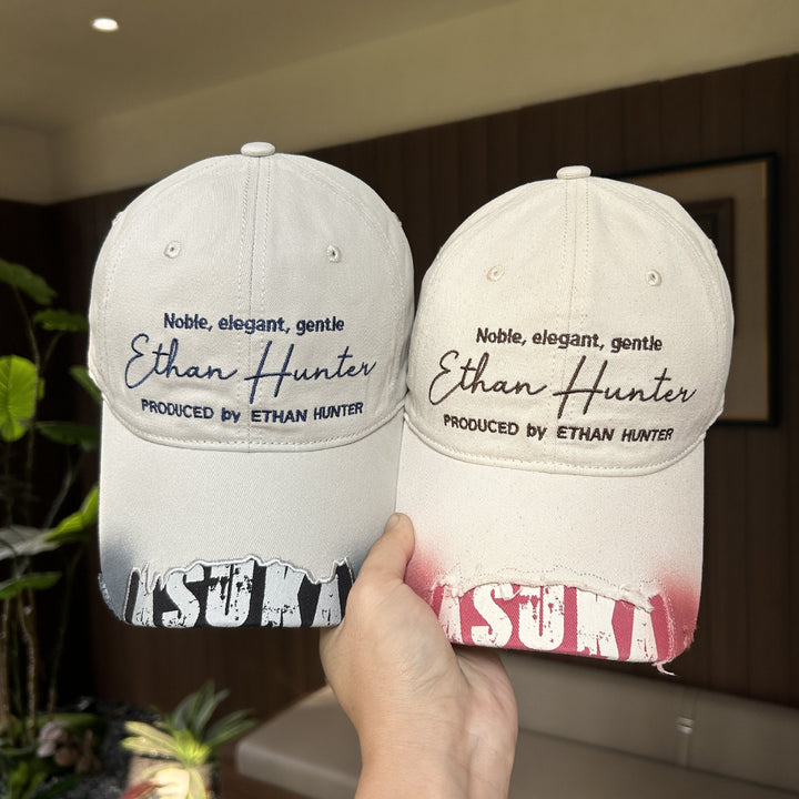 Herre Casual Vintage Brodert Caps Skanto