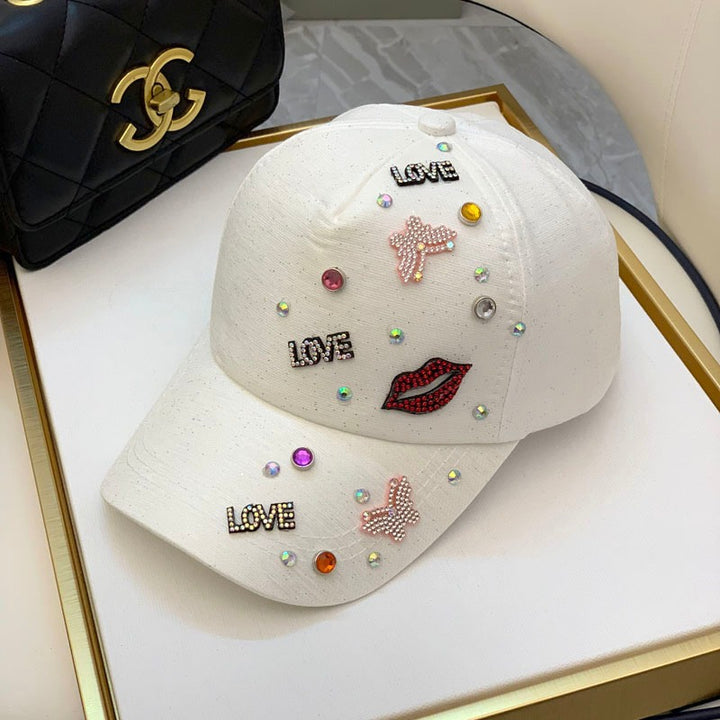 Kvinne Pyntet Grafisk Baseballcaps Skanto