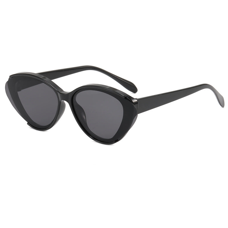 Dame Oversized solbrille med gradient Skanto