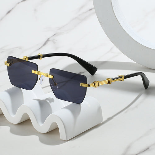 Dame Geometrisk Solbrille Skanto