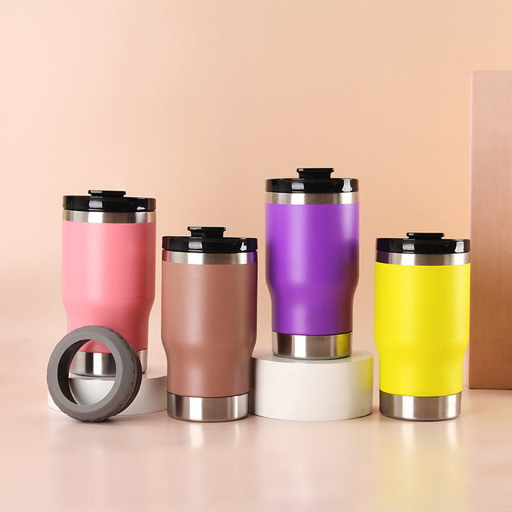 Dame Isolert Reisekopp med sklisikkert silikonring Skanto