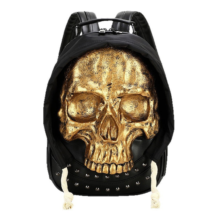 Kreativ og iøynefallende Skull-ryggsekk Skanto