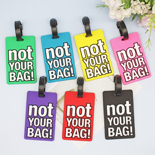 Unisex Bagasjelapp med humoristisk design Skanto
