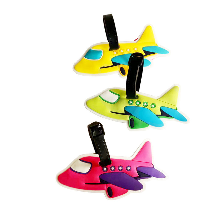 Unisex airplane-themed luggage tag Skanto