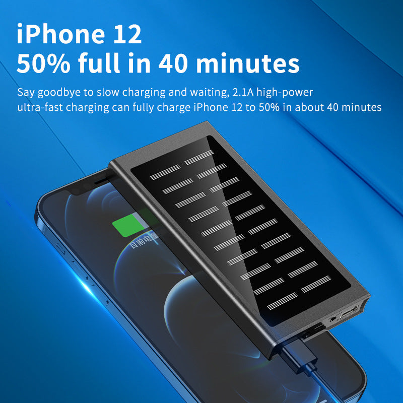 Bærbar solcelle Powerbank Skanto