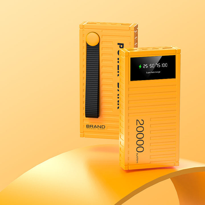 Høyytelses powerbank med digital ladeindikator Skanto
