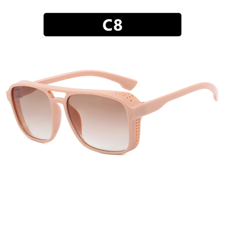 Dame moteriktig solbrille i trendy skilpaddemønster Skanto