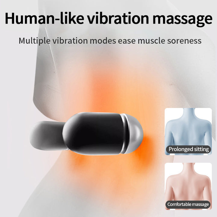 Ergonomisk nakke massasjepute med varmefunksjon og USB-ladefunksjon Skanto
