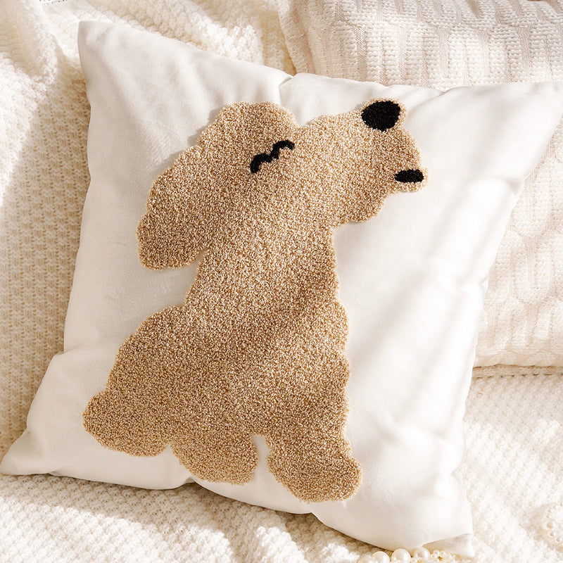 Damer Strukturert Putetrekk med Elegant Stripet Design Skanto