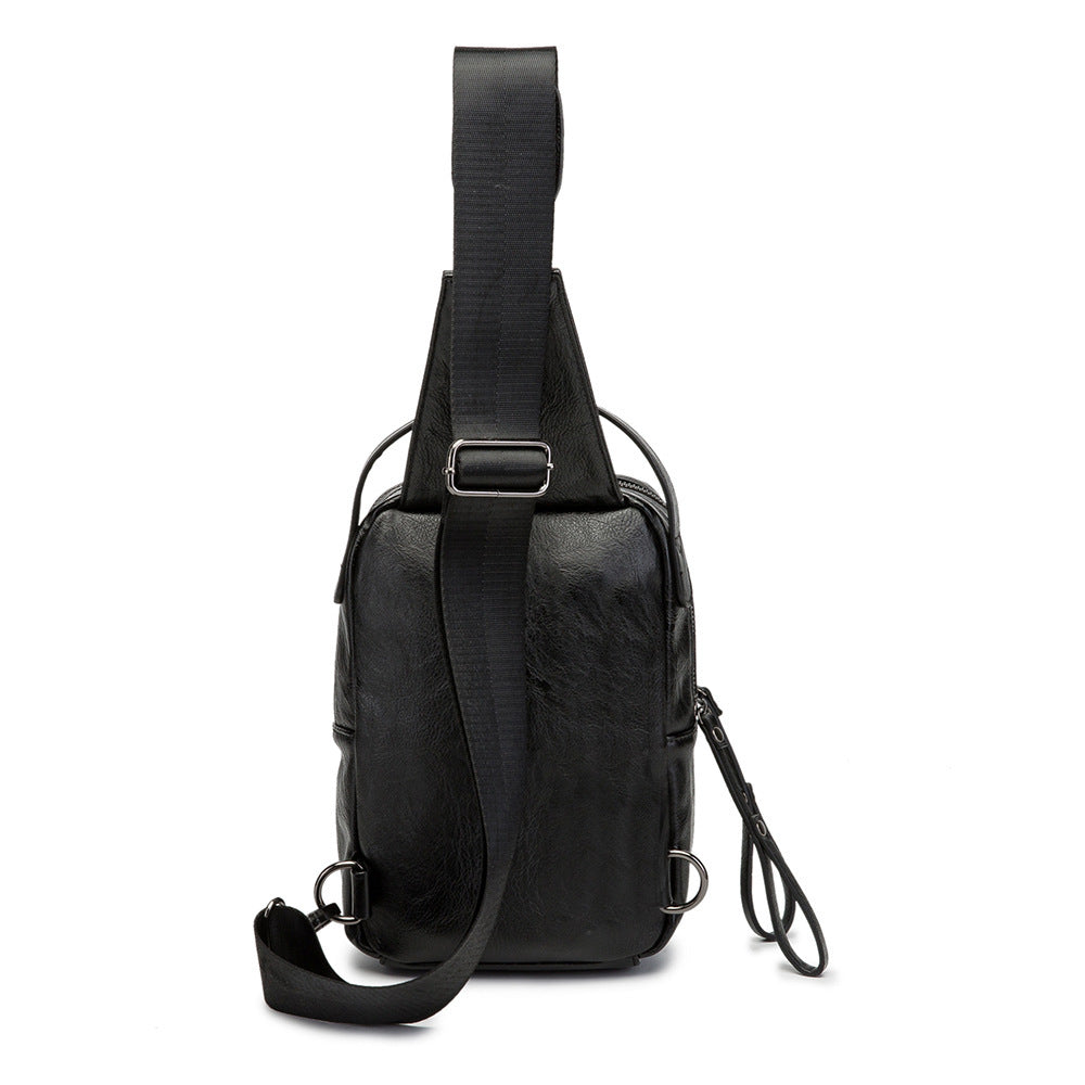 Kompakt crossover bag laget av høy kvalitet lær Skanto