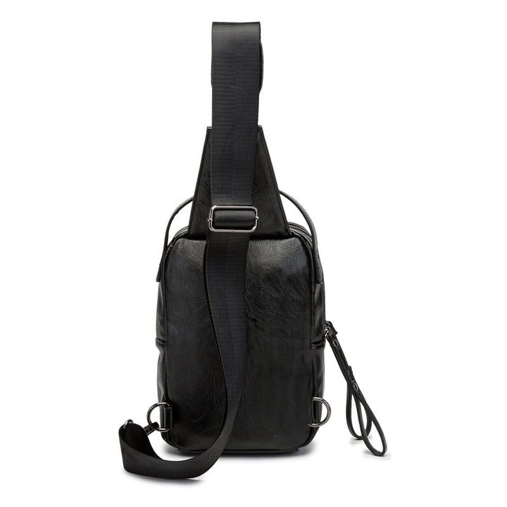 Kompakt crossover bag laget av høy kvalitet lær Skanto