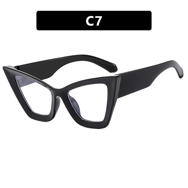Dame trendy Cat-Eye solbriller med robust design og UV-beskyttelse Skanto