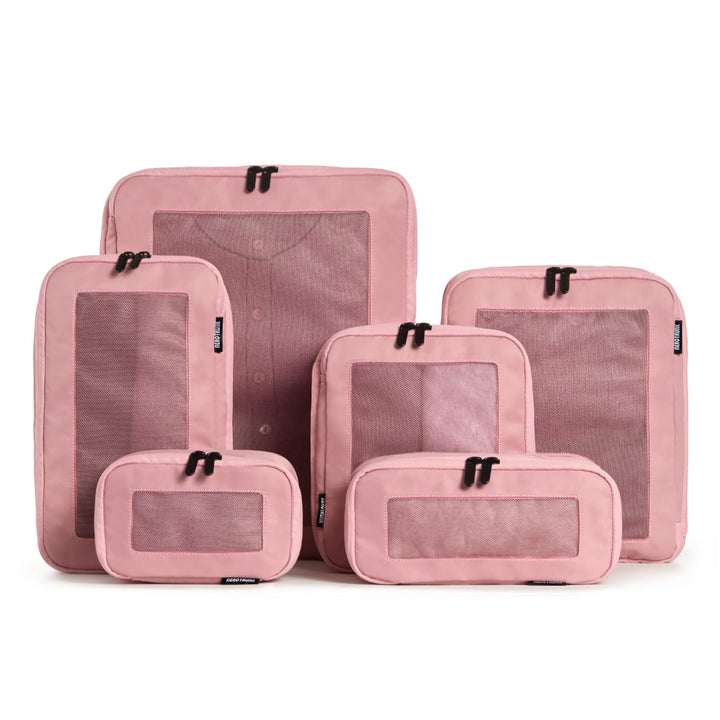 Unisex lagringsposer sett med transparente rom Skanto