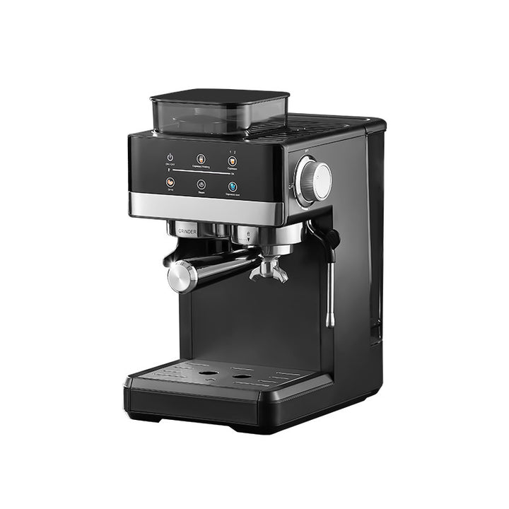 Espressomaskin med integrert kverntog og dampdyser Skanto
