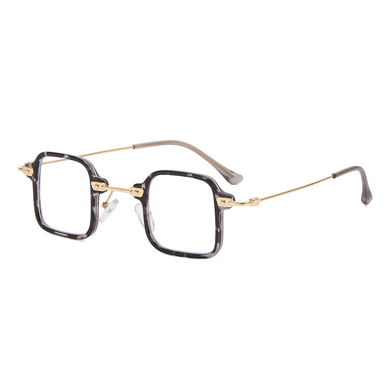 Dame kvadratisk motesolbrille med stilig metallramme Skanto
