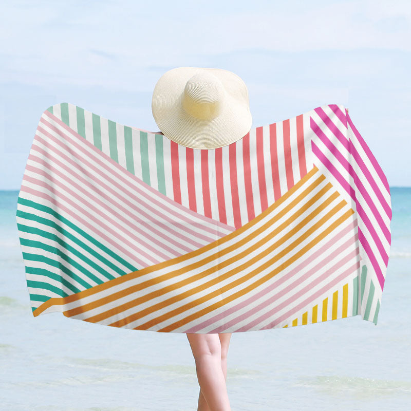 Strandhåndkle med maritimt design Skanto