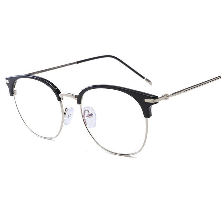 Damer moteriktig cat-eye brille med filigran metallramme Skanto