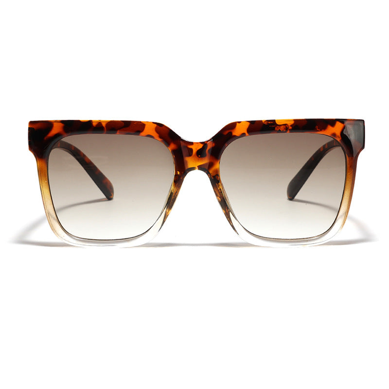 Dame firkantet solbrille med elegant skjoldpadde-design Skanto
