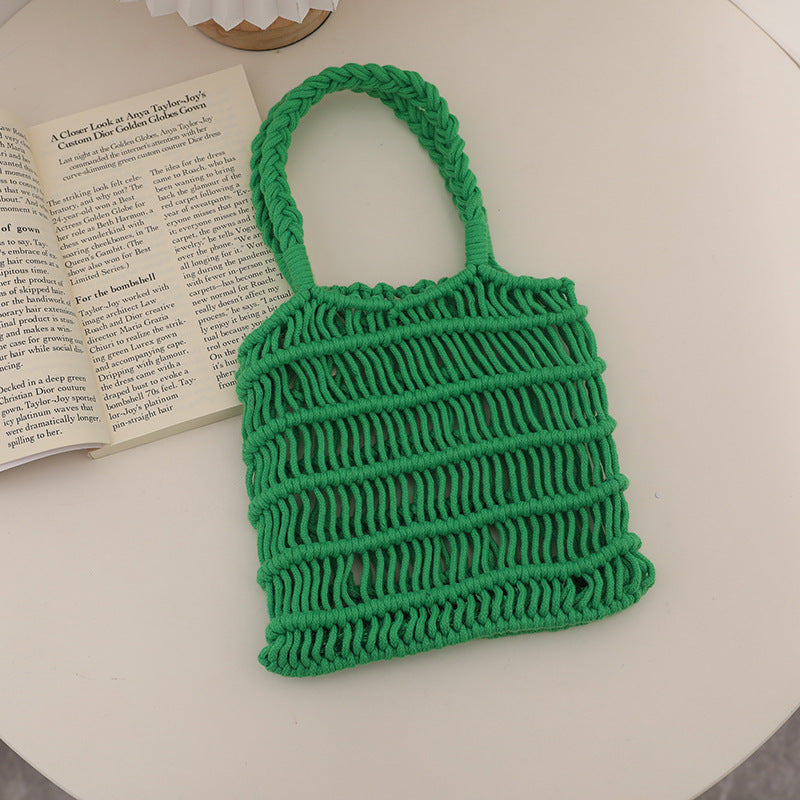 Flettet Makramee Crossbody Bag Skanto