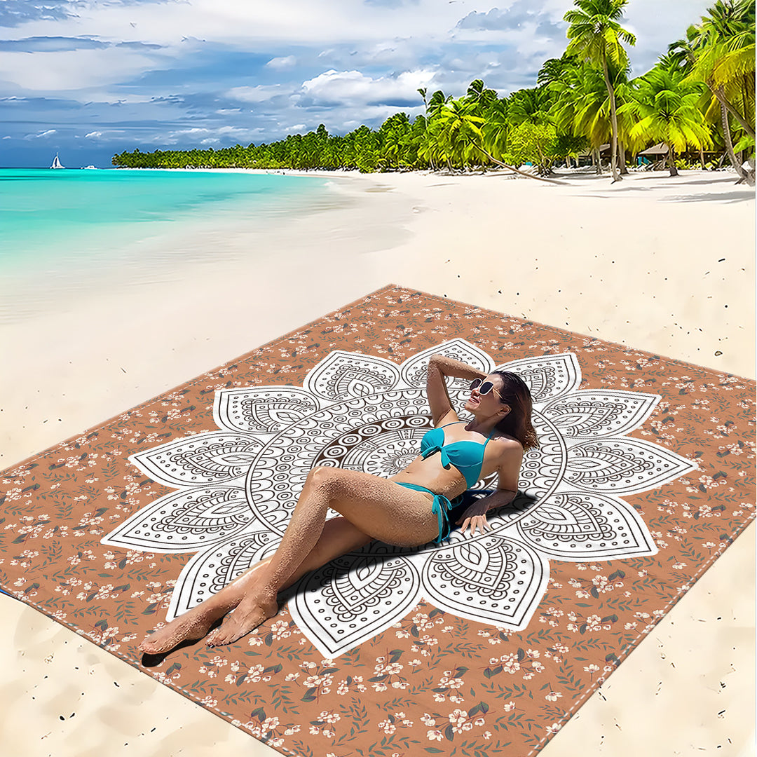 Mandala Design Strandmat Skanto