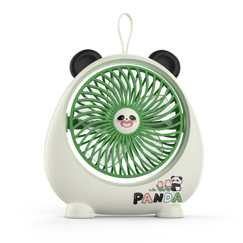 Dame Bærbar Håndvifte i Panda-design Skanto