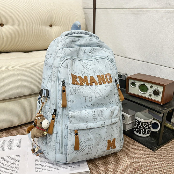 Casual Canvas Skole Ryggsekk Skanto