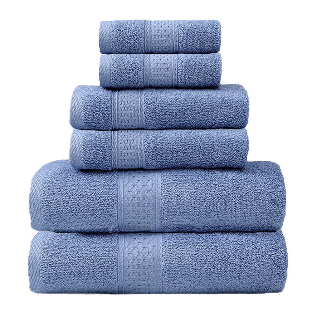 Frottee Håndkle-Set Med Elegant Bånd