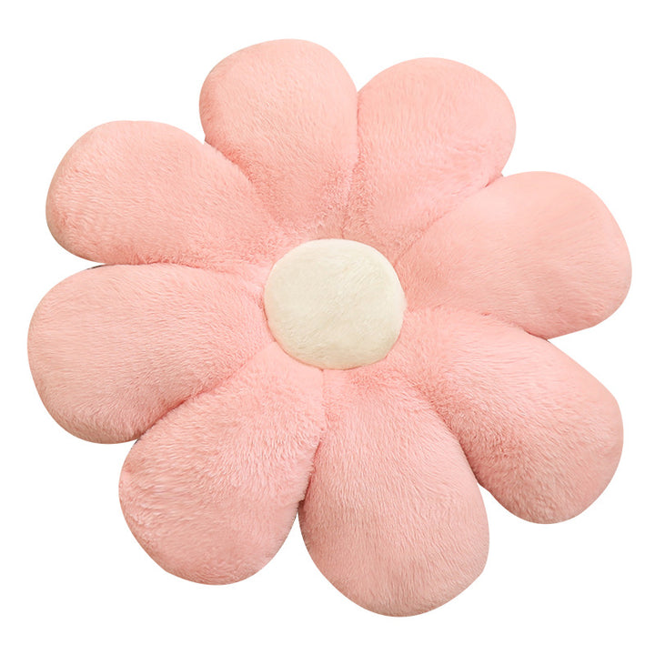Plüsch sittepute i blomsterform Skanto