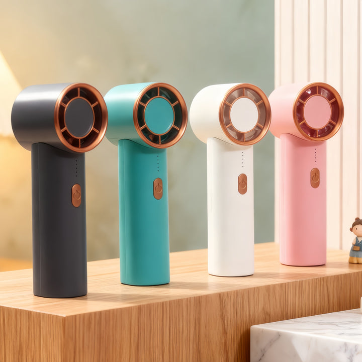 Dame bærbar mini-vifte med ergonomisk design Skanto