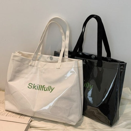 Romslig og Gjennomsiktig Handlebag Skanto