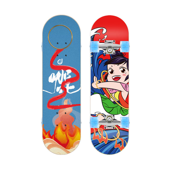 Unicorn-tema nybegynner skateboard Skanto
