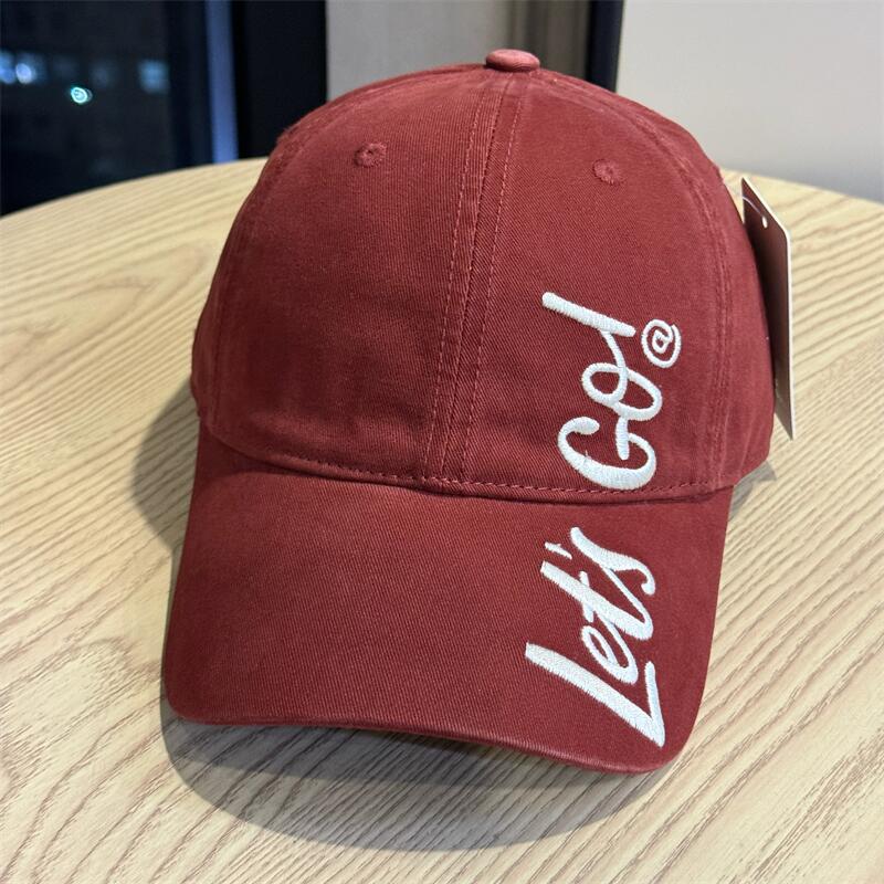 Kvinners brodert casual bomull baseball caps Skanto