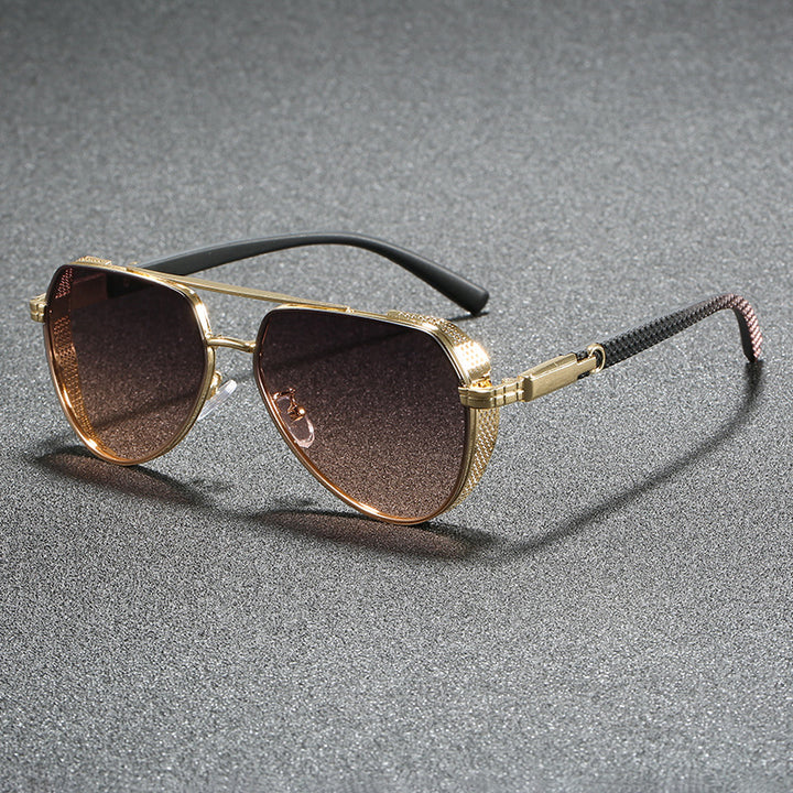 Dame moteriktig solbrille med stilige aksenter Skanto